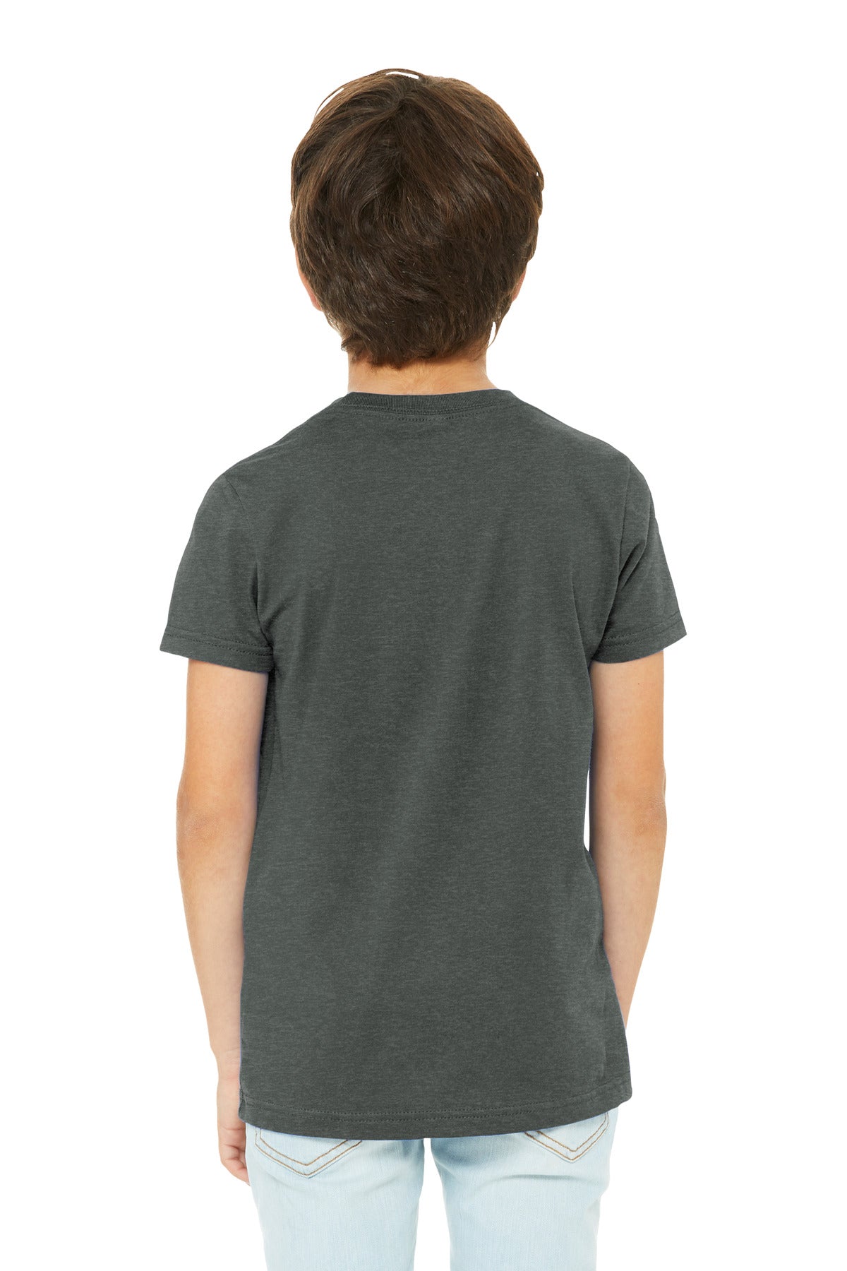 DpHeather BELLA+CANVAS Youth Heather CVC Tee BC3001YCVC