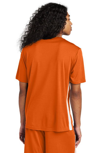 DpOr/White Sport-Tek Competitor United V-Neck ST101