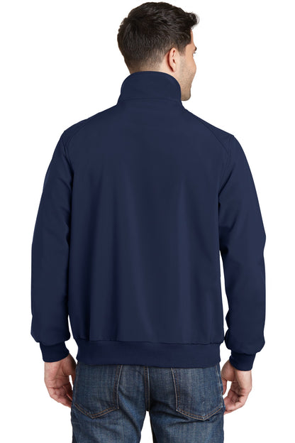 Dress Blue Nvy Port Authority Soft Shell Bomber Jacket. J337