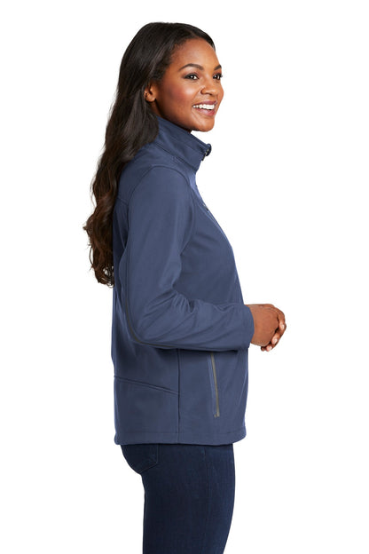 Dress Blue Nvy Port Authority Women's Welded Soft Shell Jacket. L324