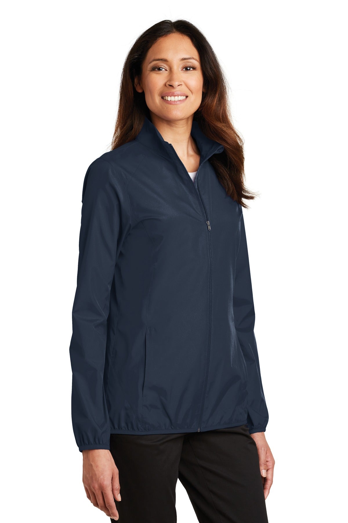 Dress Blue Nvy Port Authority Women's Zephyr Full-Zip Jacket. L344