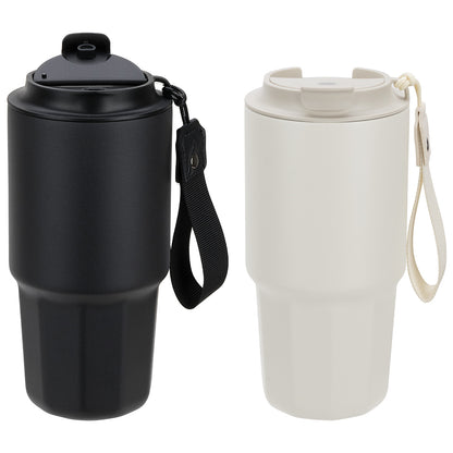 Black SENSO® Dash 21 oz Vacuum Insulated Stainless Steel Tumbler with Hand Strap