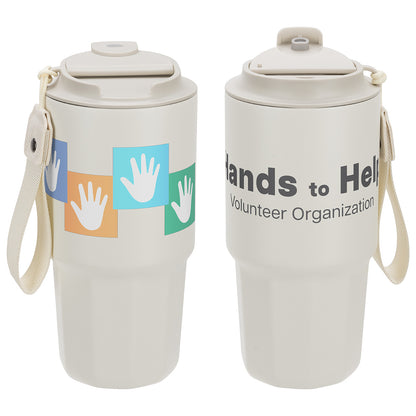 SENSO® Dash 21 oz Vacuum Insulated Stainless Steel Tumbler with Hand Strap