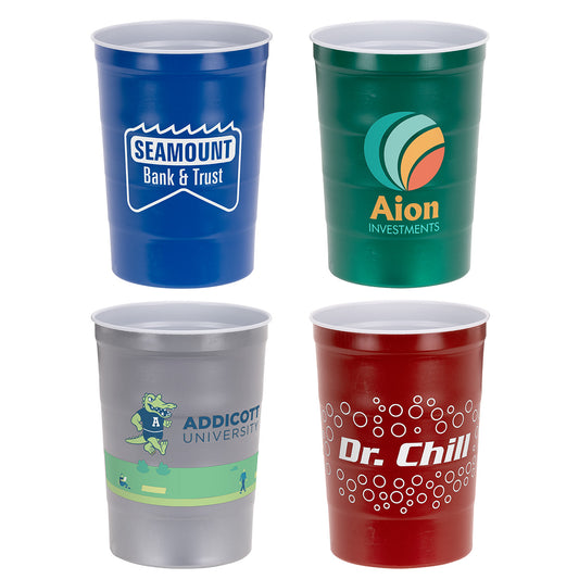 Blue Halftime 16 oz USA-Made Steel Chill Cup