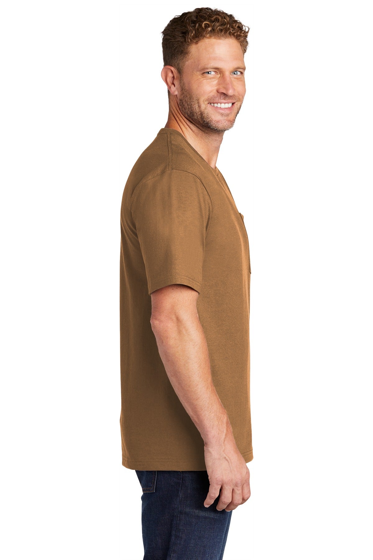 Duck Brown CornerStone Workwear Pocket Tee CS430