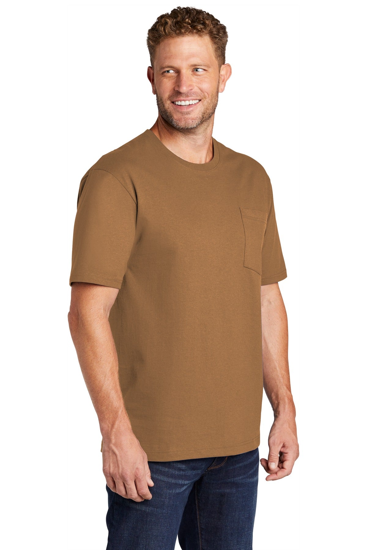 Duck Brown CornerStone Workwear Pocket Tee CS430