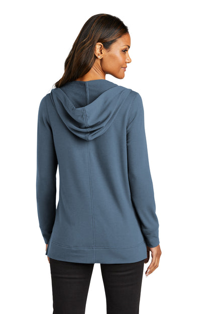 DuskBlue Port Authority Women's Microterry Pullover Hoodie LK826