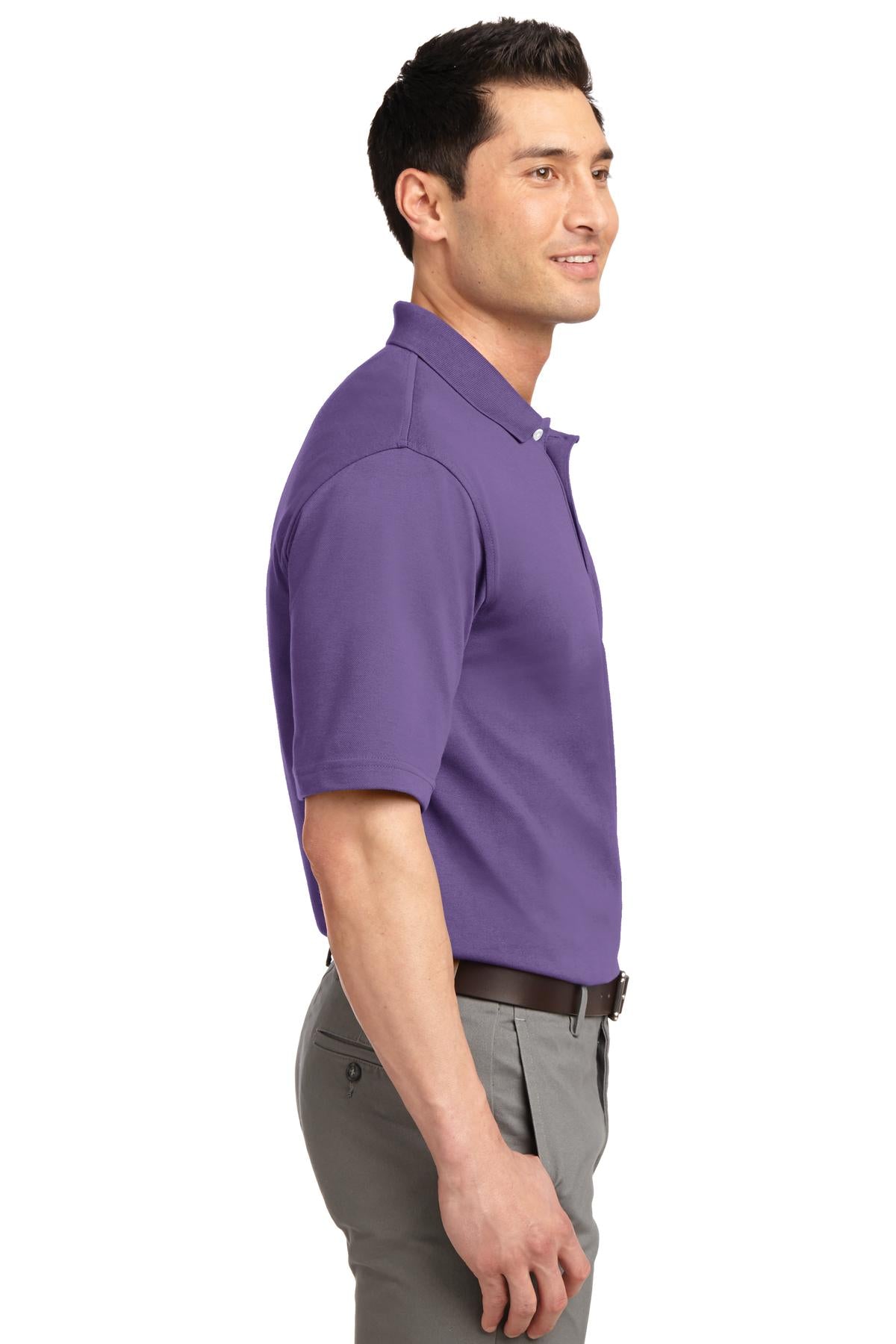 Dusty Purple Port Authority Rapid Dry Polo. K455