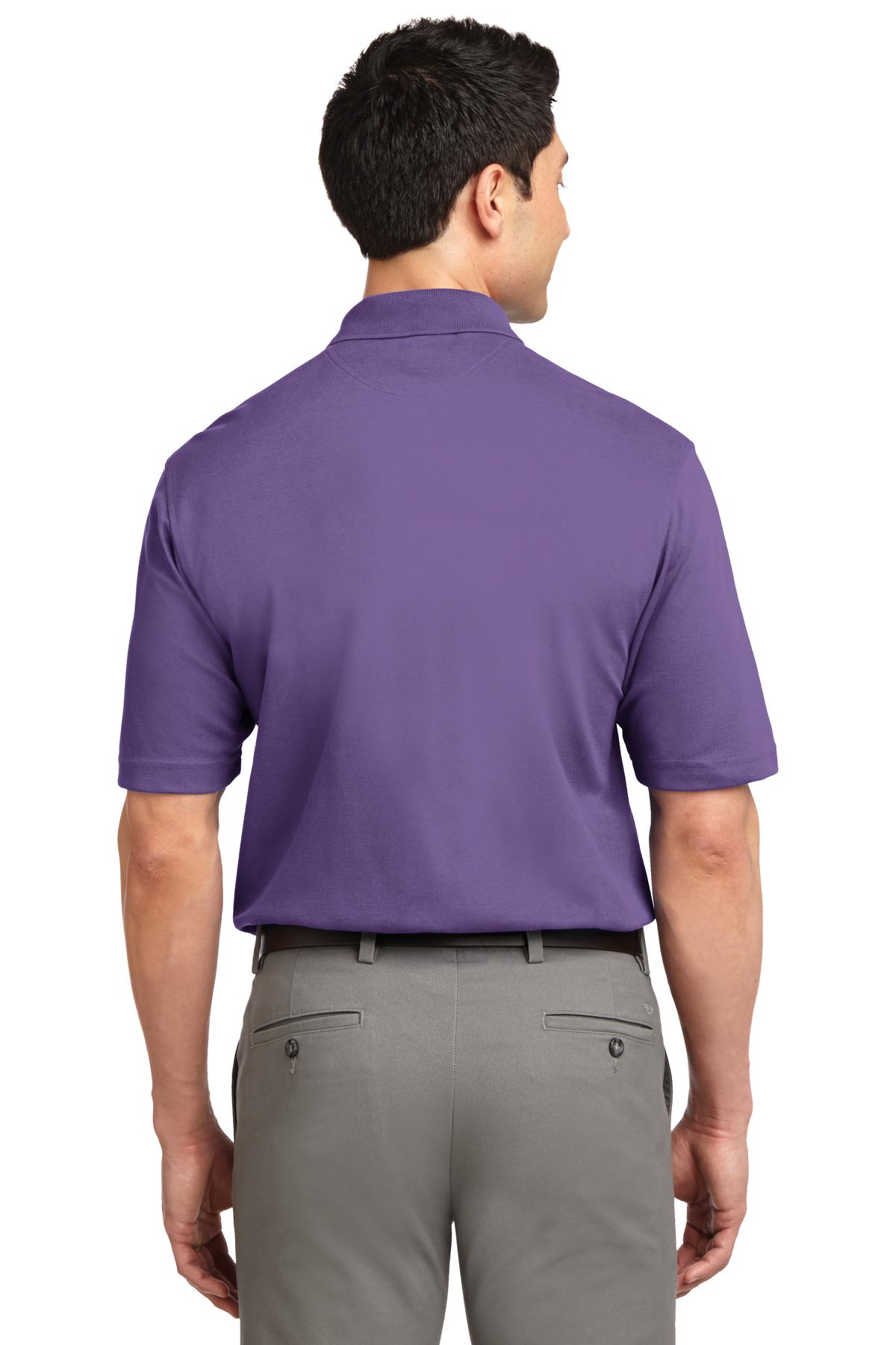 Dusty Purple Port Authority Rapid Dry Polo. K455