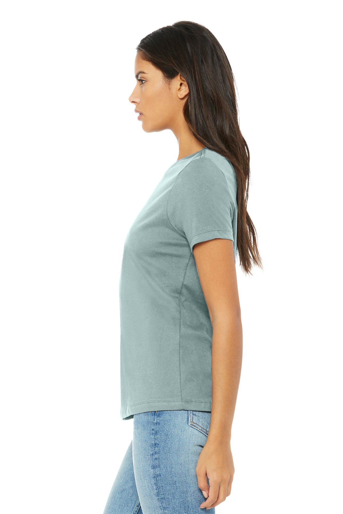 DustyBlTB BELLA+CANVAS Women's Relaxed Triblend Tee BC6413