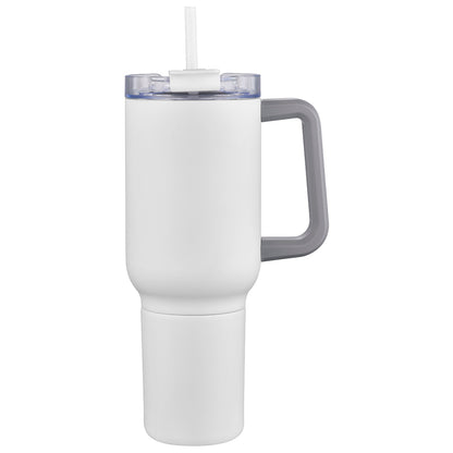 Novo Combo 20 oz Vacuum Insulated Stainless Steel Mug and Screw-On 12 oz Can Cooler