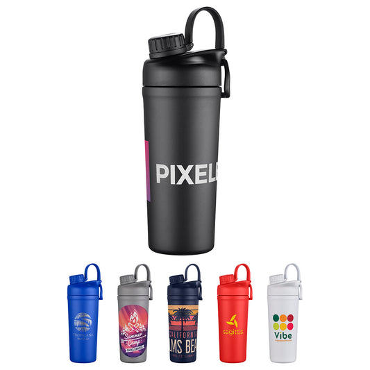 Black Villanova 26 oz Vacuum Insulated Stainless Steel Shaker