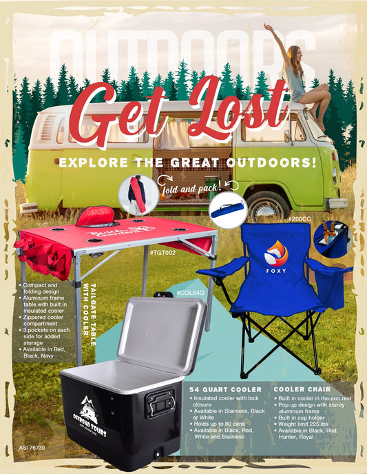 Tailgate Table with Cooler