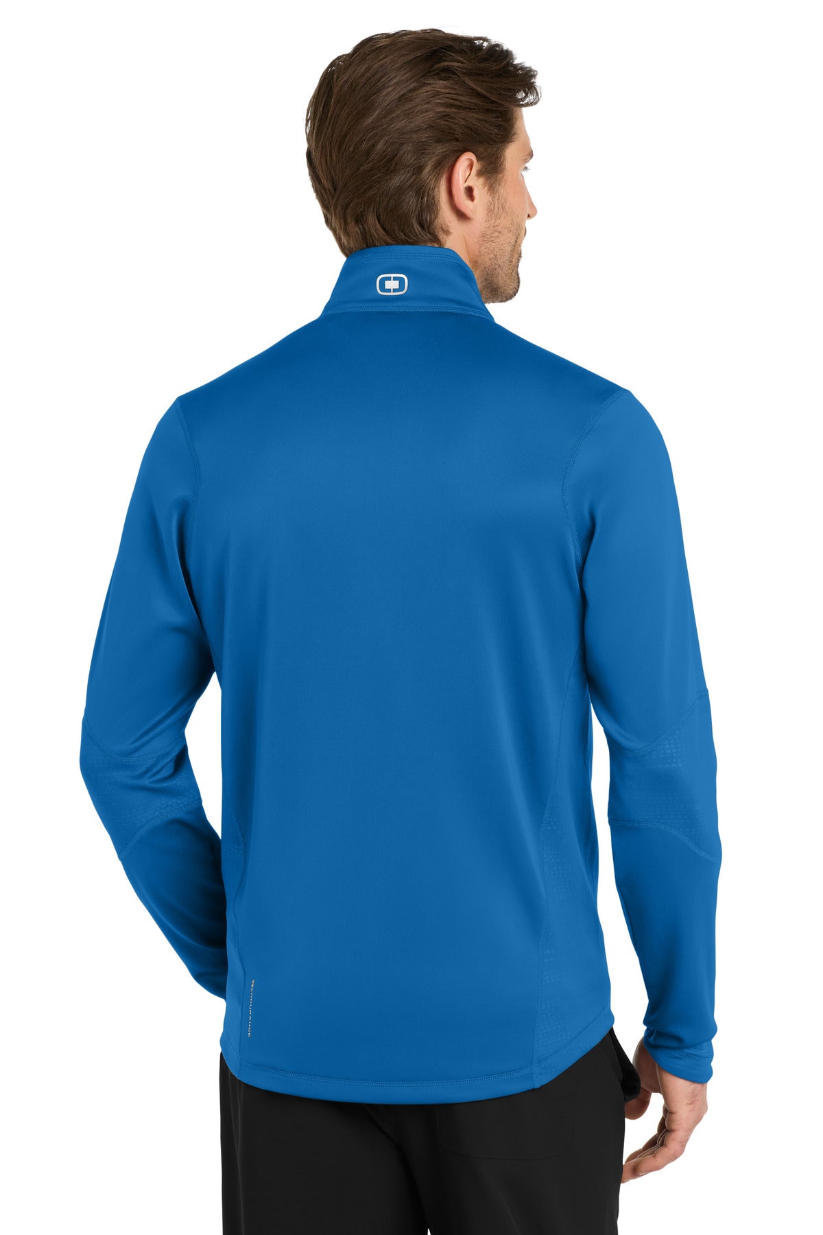 Electric Blue OGIO Fulcrum 1/4-Zip. OE701