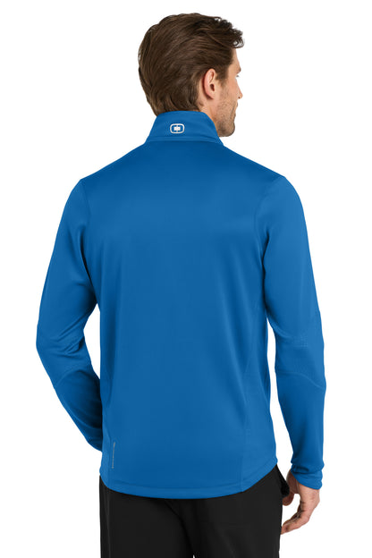 Electric Blue OGIO Fulcrum 1/4-Zip. OE701