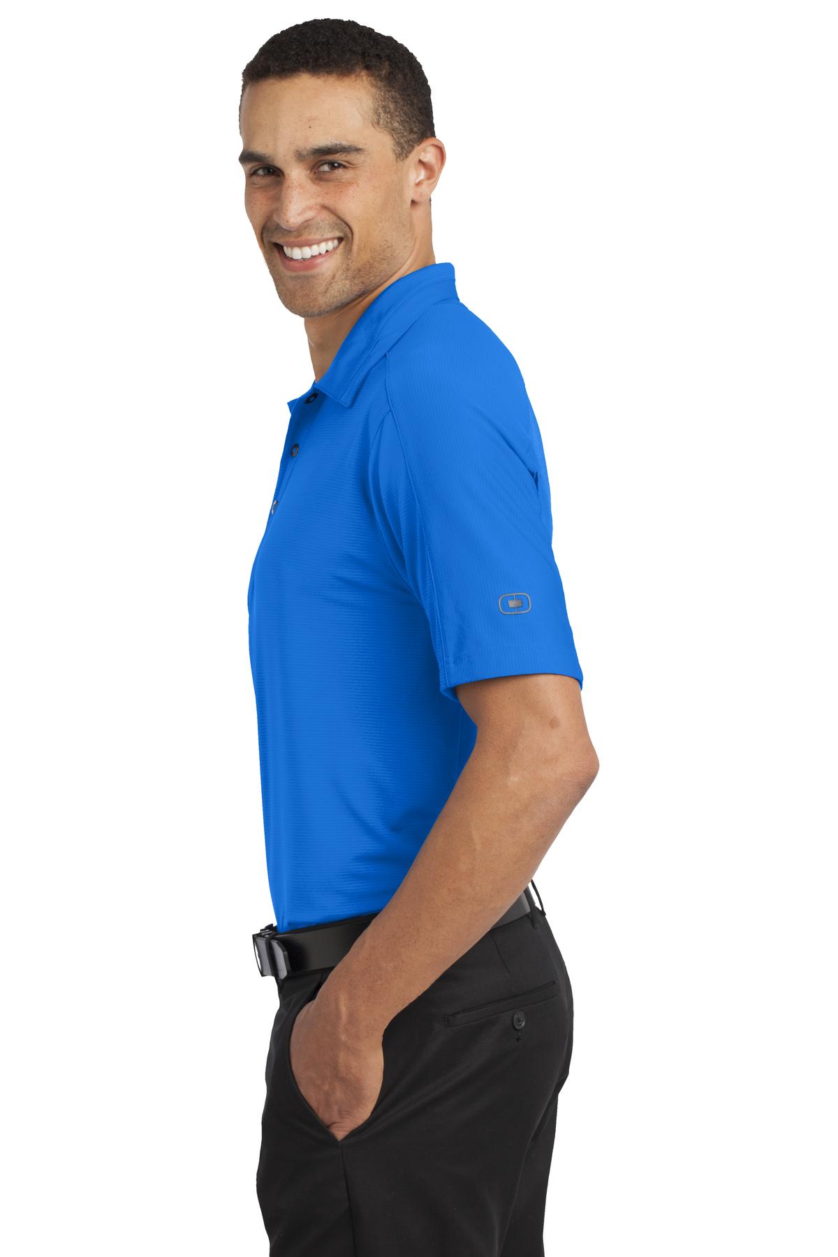 Electric Blue OGIO Linear Polo. OG1030