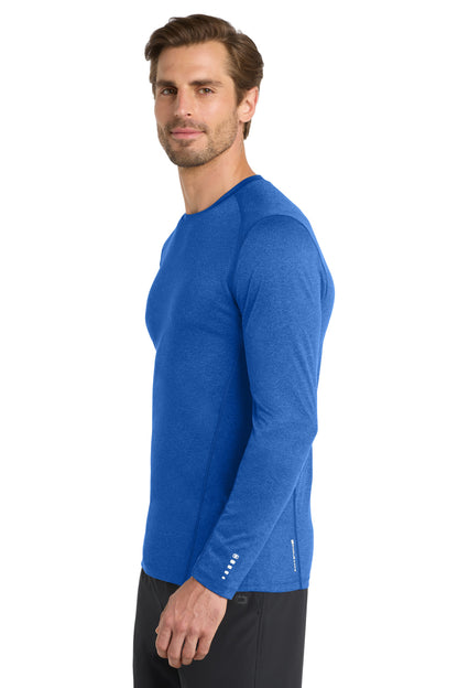 Electric Blue OGIO Long Sleeve Pulse Crew. OE321