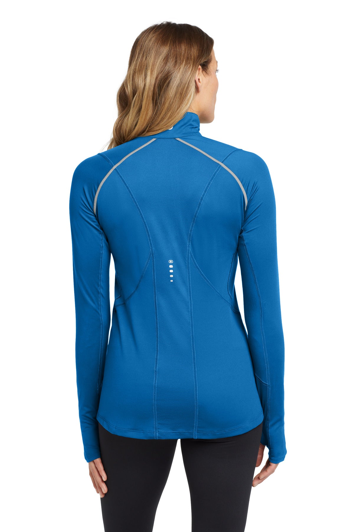 Electric Blue OGIO Women's Nexus 1/4-Zip Pullover. LOE335
