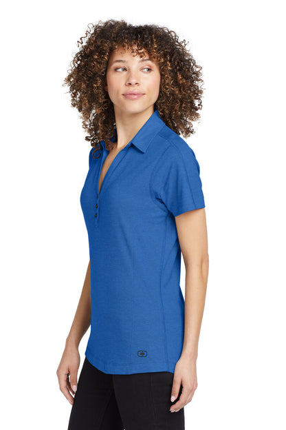 Electric Blue OGIO Women's Onyx Polo. LOG126