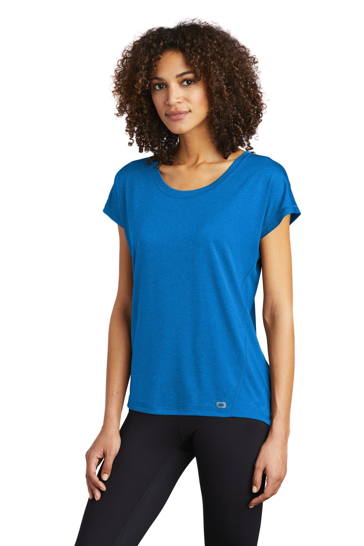 Electric Blue OGIO Women's Pulse Dolman Tee LOE324