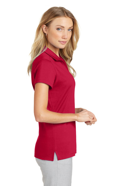 Engine Red Port Authority Women's Rapid Dry Mesh Polo. L573