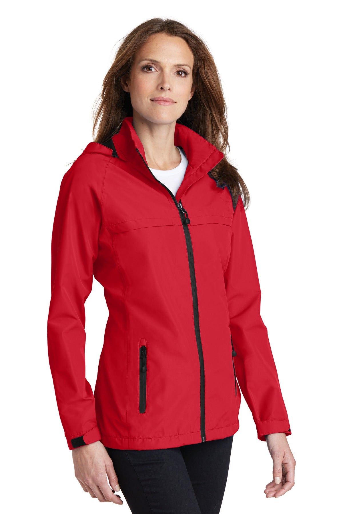 Engine Red Port Authority Women's Torrent Waterproof Jacket. L333