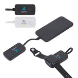 Black Baron 2000mAh Power Bank with Watch Charger & Built-In Cable