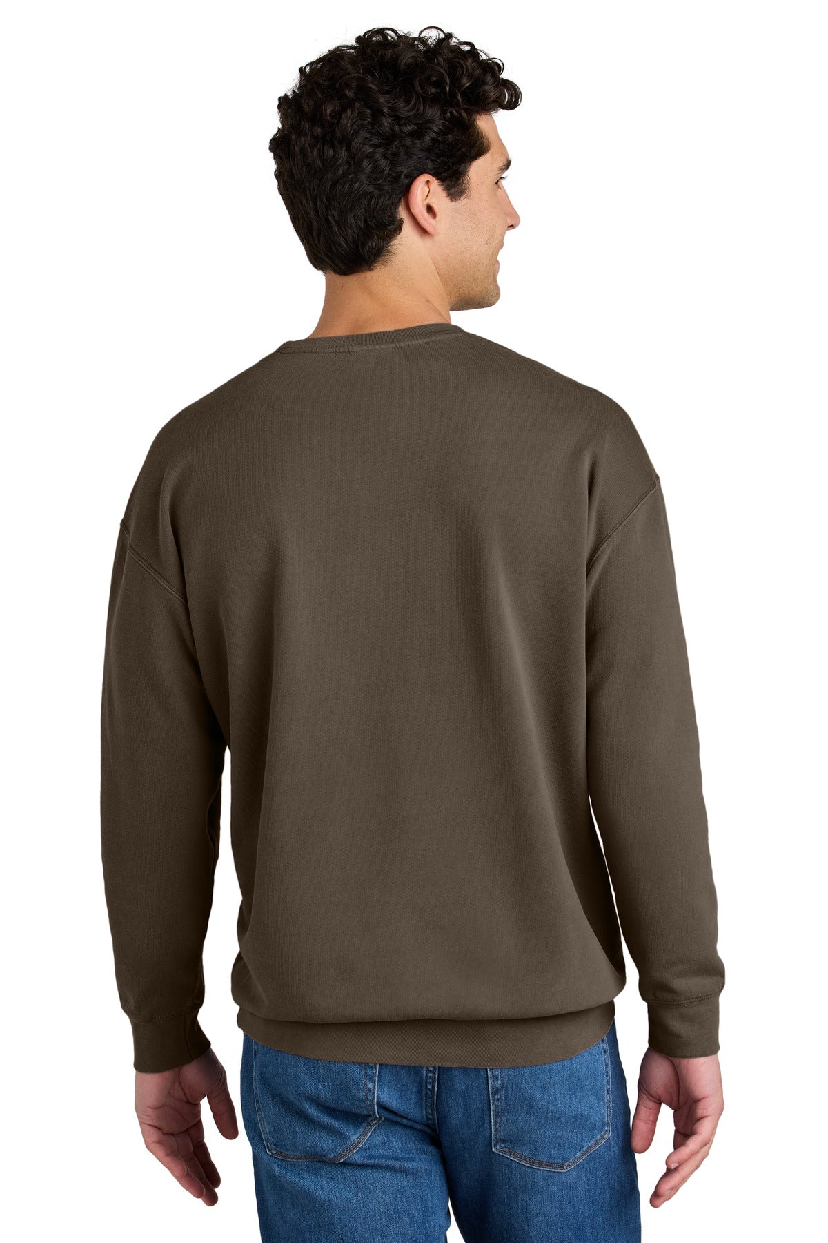 Espresso Comfort Colors Lightweight Crewneck Sweatshirt 1466