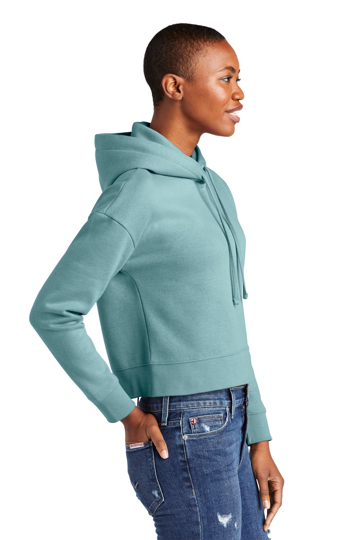 EuclptusBl District Women's V.I.T. Fleece Hoodie DT6101
