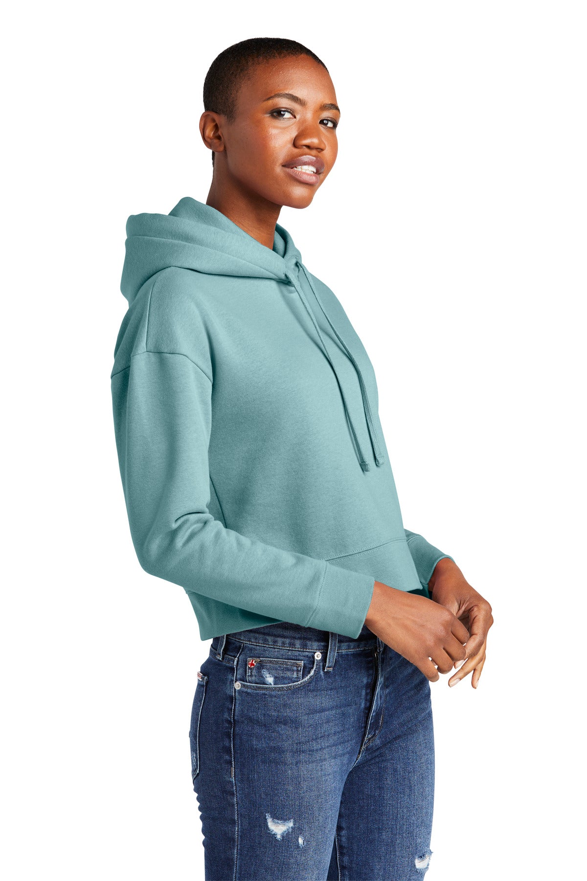 EuclptusBl District Women's V.I.T. Fleece Hoodie DT6101