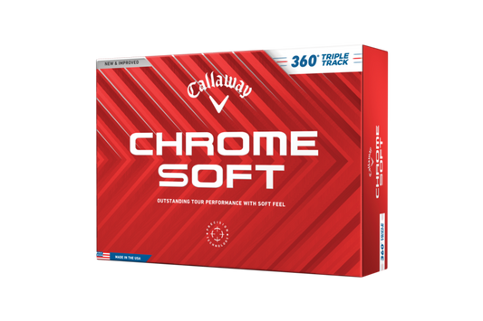 Callaway Chrome Soft 360 Triple Track Golf Balls - White