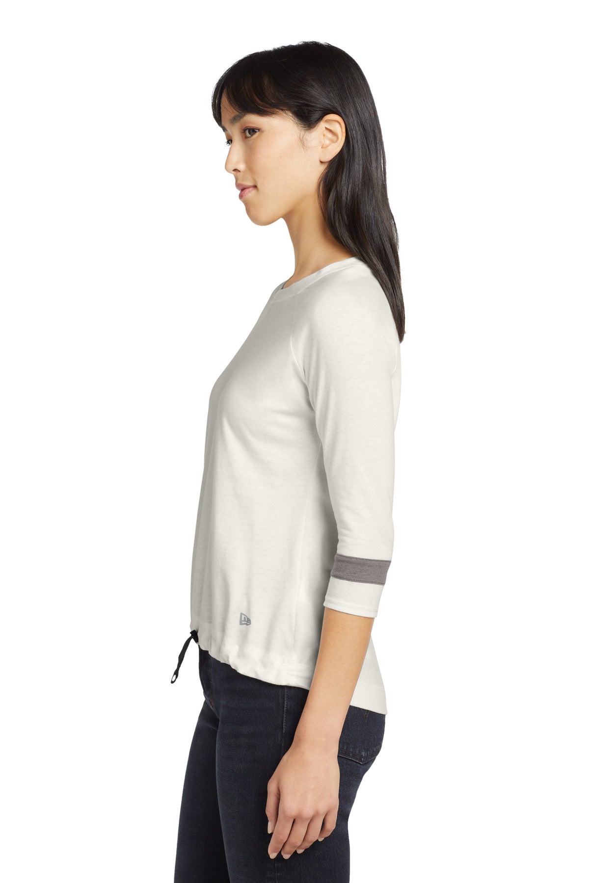 FanWSd/ShG New Era Women's Tri-Blend 3/4-Sleeve Tee LNEA136