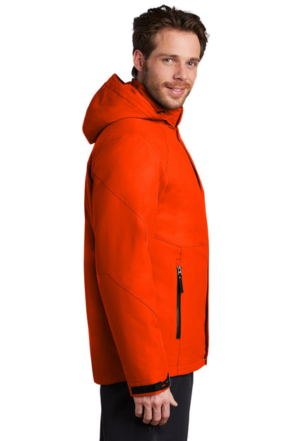 Fire Orange Port Authority Insulated Waterproof Tech Jacket J405