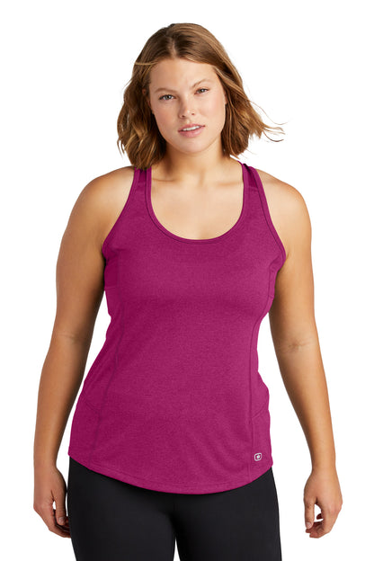Flush Pink OGIO Women's Racerback Pulse Tank. LOE322