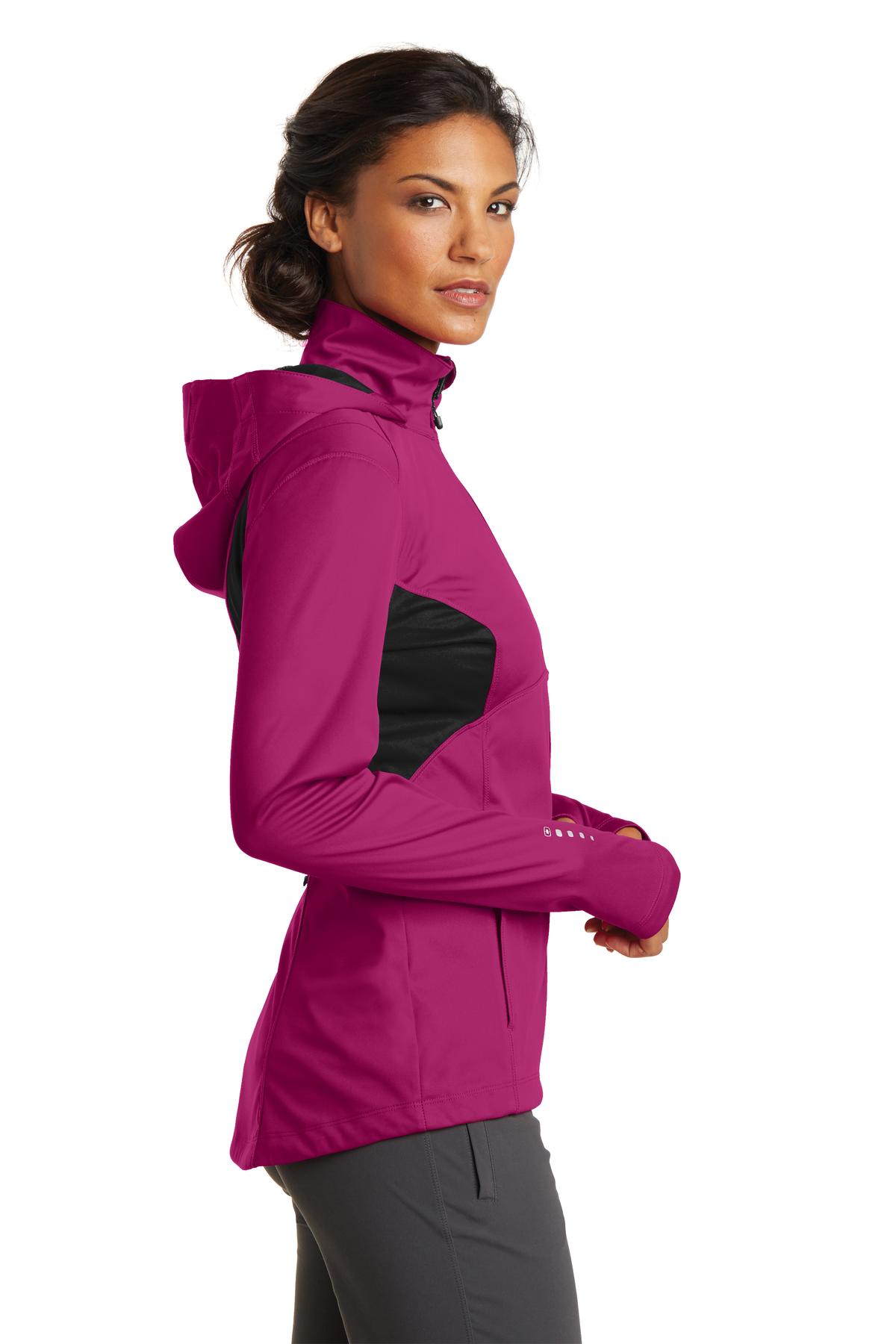 Flush Pnk/Bktp OGIO Women's Pivot Soft Shell. LOE721
