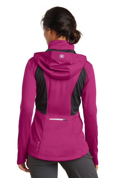 Flush Pnk/Bktp OGIO Women's Pivot Soft Shell. LOE721