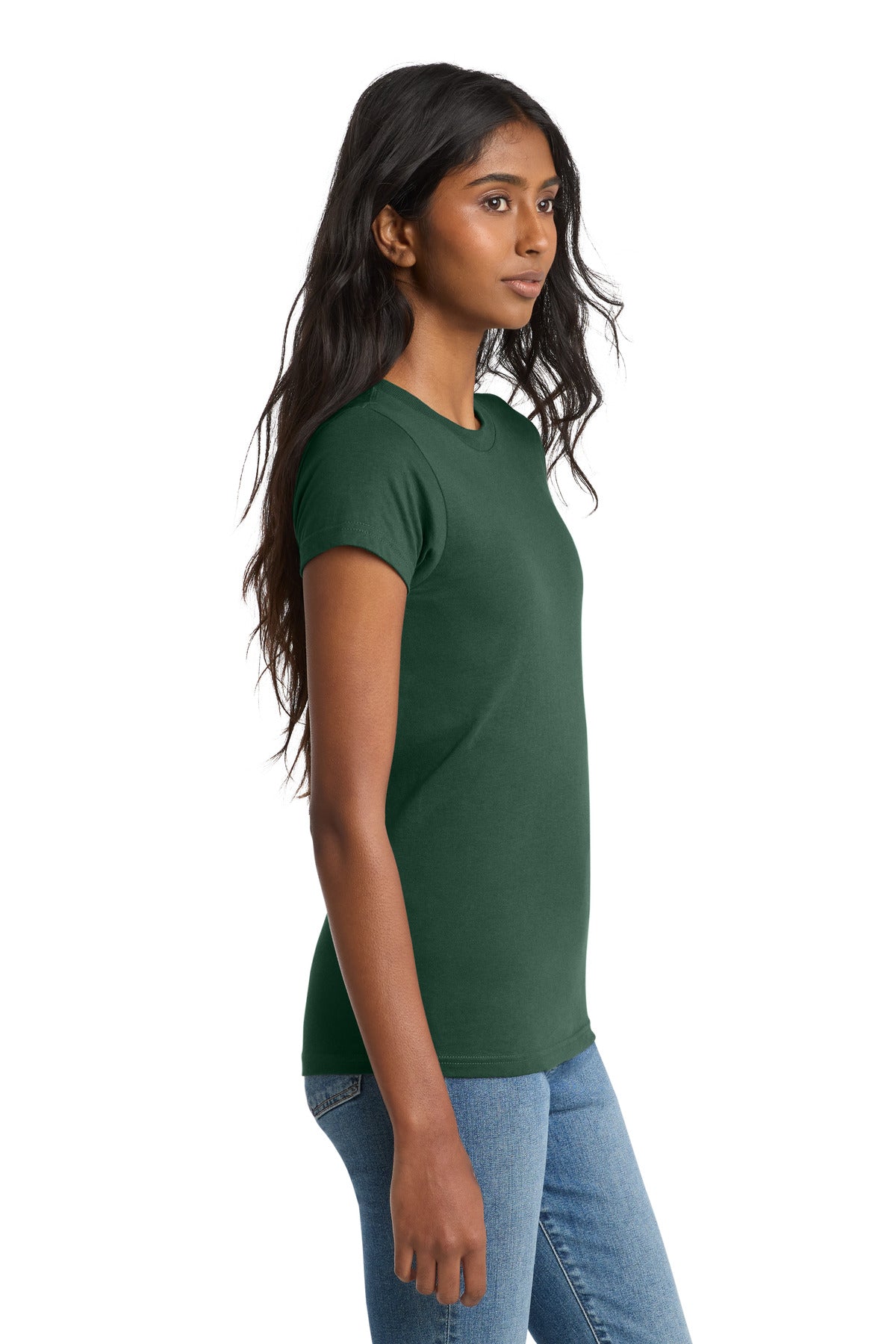 Forest Green District Women's Fitted The Concert Tee DT5001