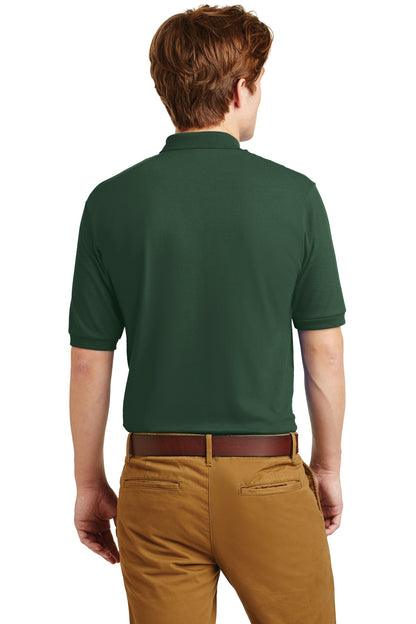Forest Green Jerzees Dri-Power Sport Shirt. 437M