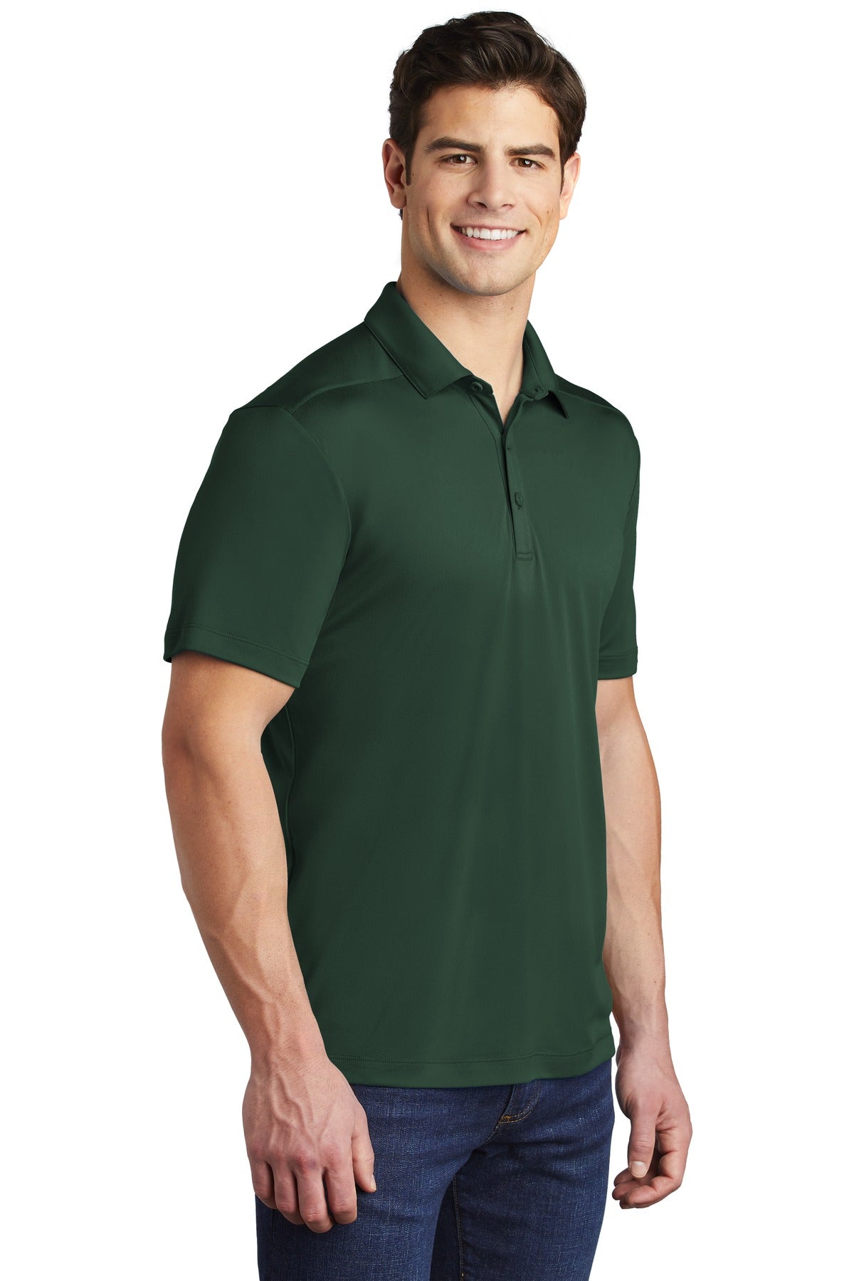 Forest Green Sport-Tek Posi-UV Pro Polo. ST520