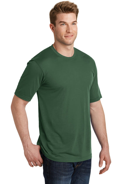 Forest Green Sport-Tek PosiCharge Competitor Cotton Touch Tee. ST450