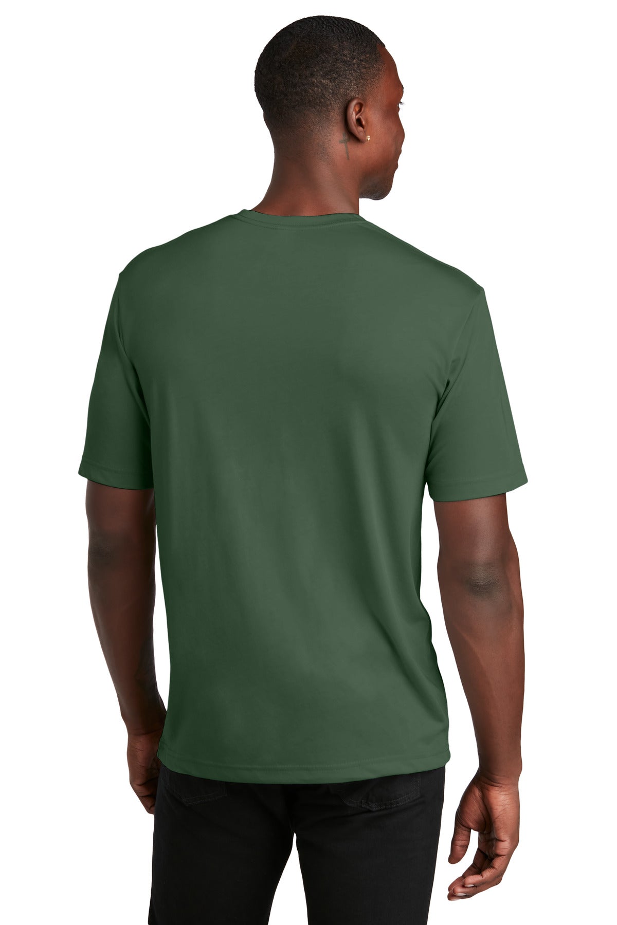 Forest Green Sport-Tek PosiCharge Competitor Cotton Touch Tee. ST450