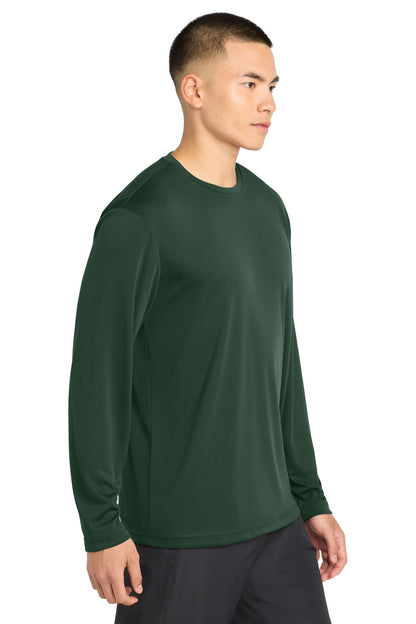 Forest Green Sport-Tek Tall Long Sleeve PosiCharge Competitor Tee. TST350LS