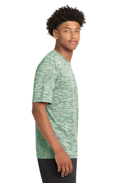 Forest Grn Ele Sport-Tek PosiCharge Electric Heather Tee. ST390