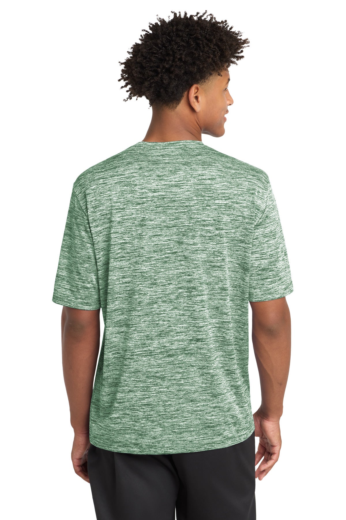 Forest Grn Ele Sport-Tek PosiCharge Electric Heather Tee. ST390