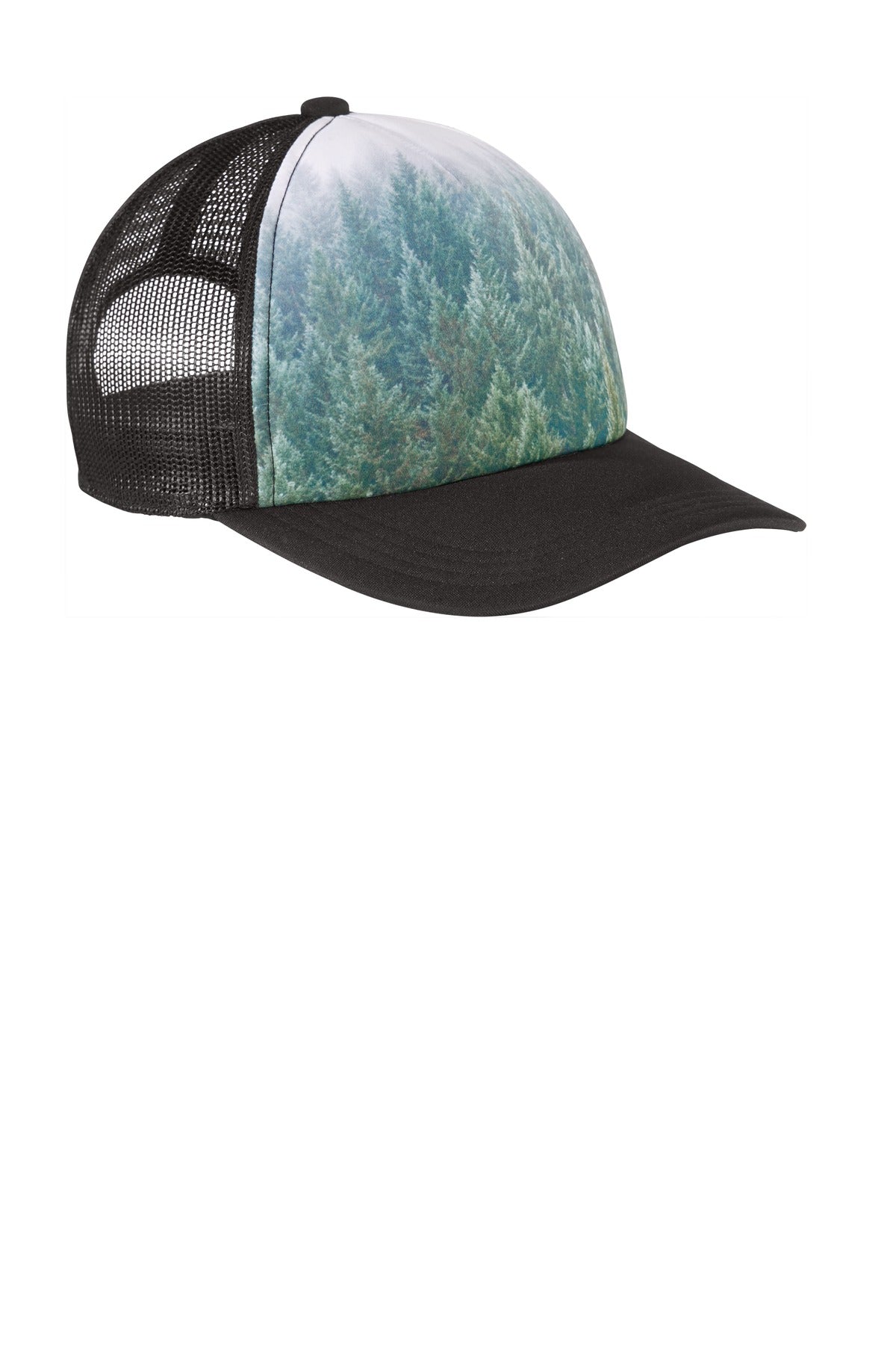 Forest Port Authority Photo Real Snapback Trucker Cap C950