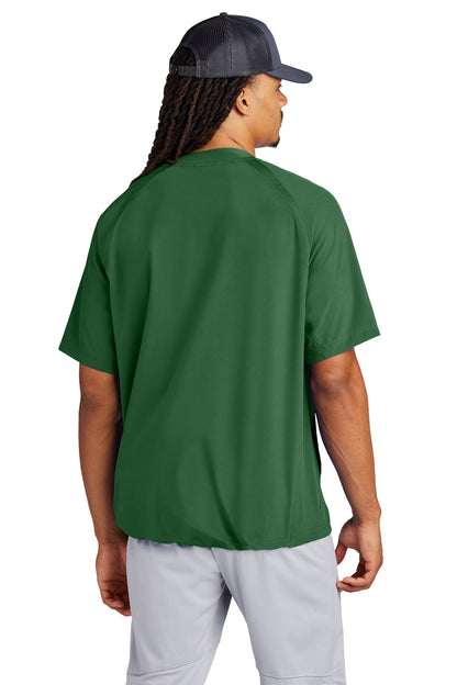 ForestGrn Sport-Tek Repeat 1/2-Zip Short Sleeve Jacket JST489