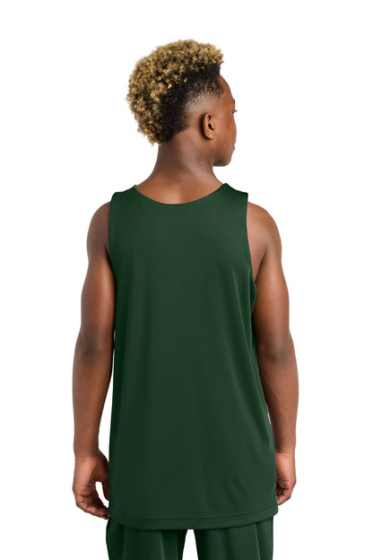 FrGn/White Sport-Tek Youth PosiCharge Competitor Rev Tank YST551