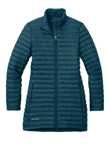 Front View of AdrBlue Eddie Bauer Women's Packable Quilted Full-Zip EB515