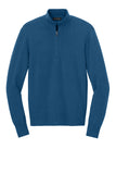 Front View of AegeanBlHt Port Authority Easy Care 1/4-Zip Sweater SW2900