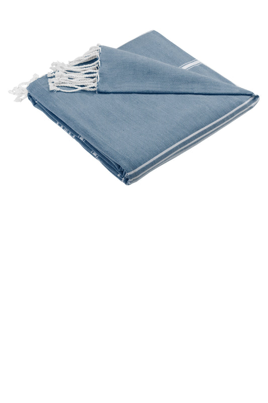 Front View of AegeanBl/W Port Authority Cali Throw BP90